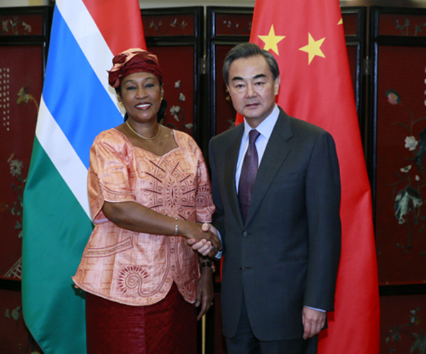 中国冈比亚复交 断绝台外交支持一个中国