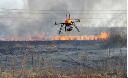 青岛林业局引进高科技 无人机预防火灾