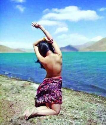 女子在西藏圣湖排裸照 摄影师被行政拘留10日