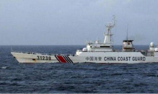 中国海警钓鱼岛巡航 日本媒体称遭入侵