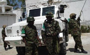索马里基地遭袭 士兵人数过少一度劣势