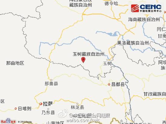 青海玉树州杂多县发生6.2级地震 